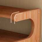 Freestanding Shoe Rack | Natural Bamboo & Open Shelves | Widths 30–80 cm