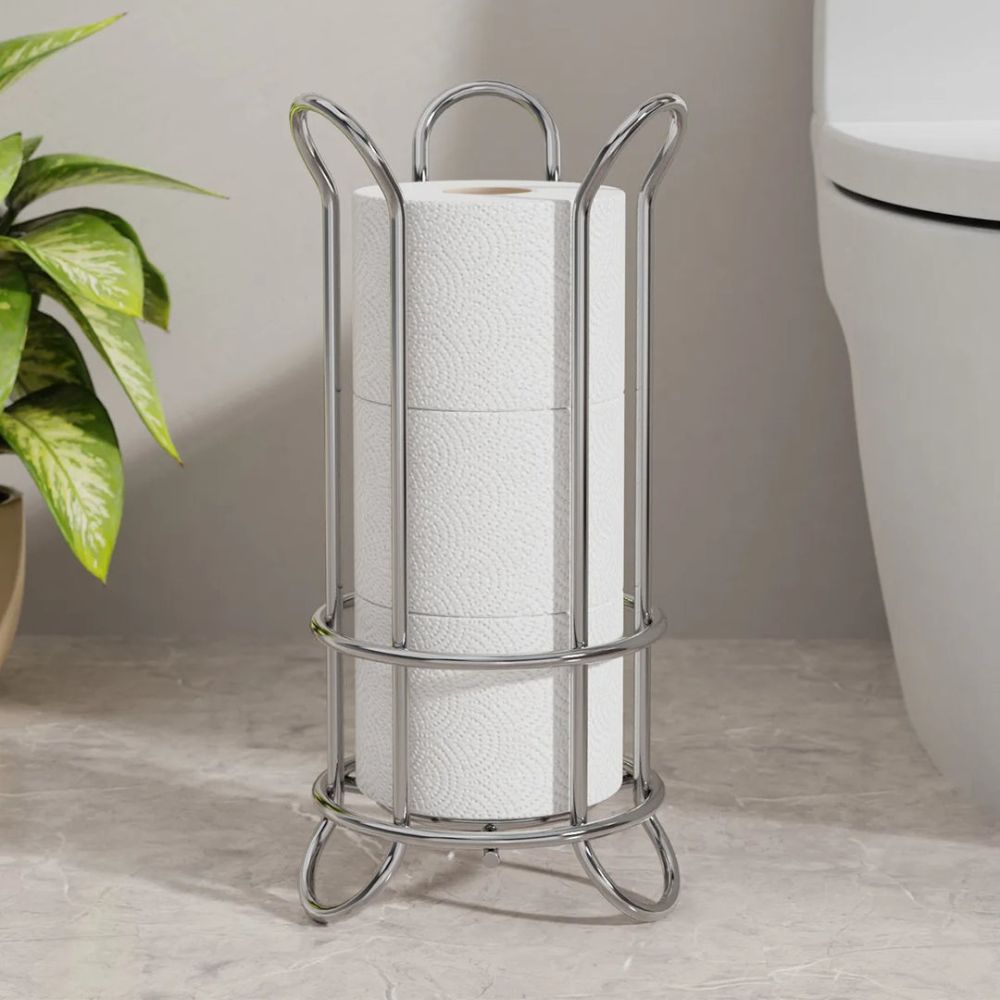 Freestanding Toilet Roll Stand