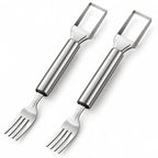 Fruit Cutter | 2-in-1 Slicer & Serving Fork | Stainless Steel
