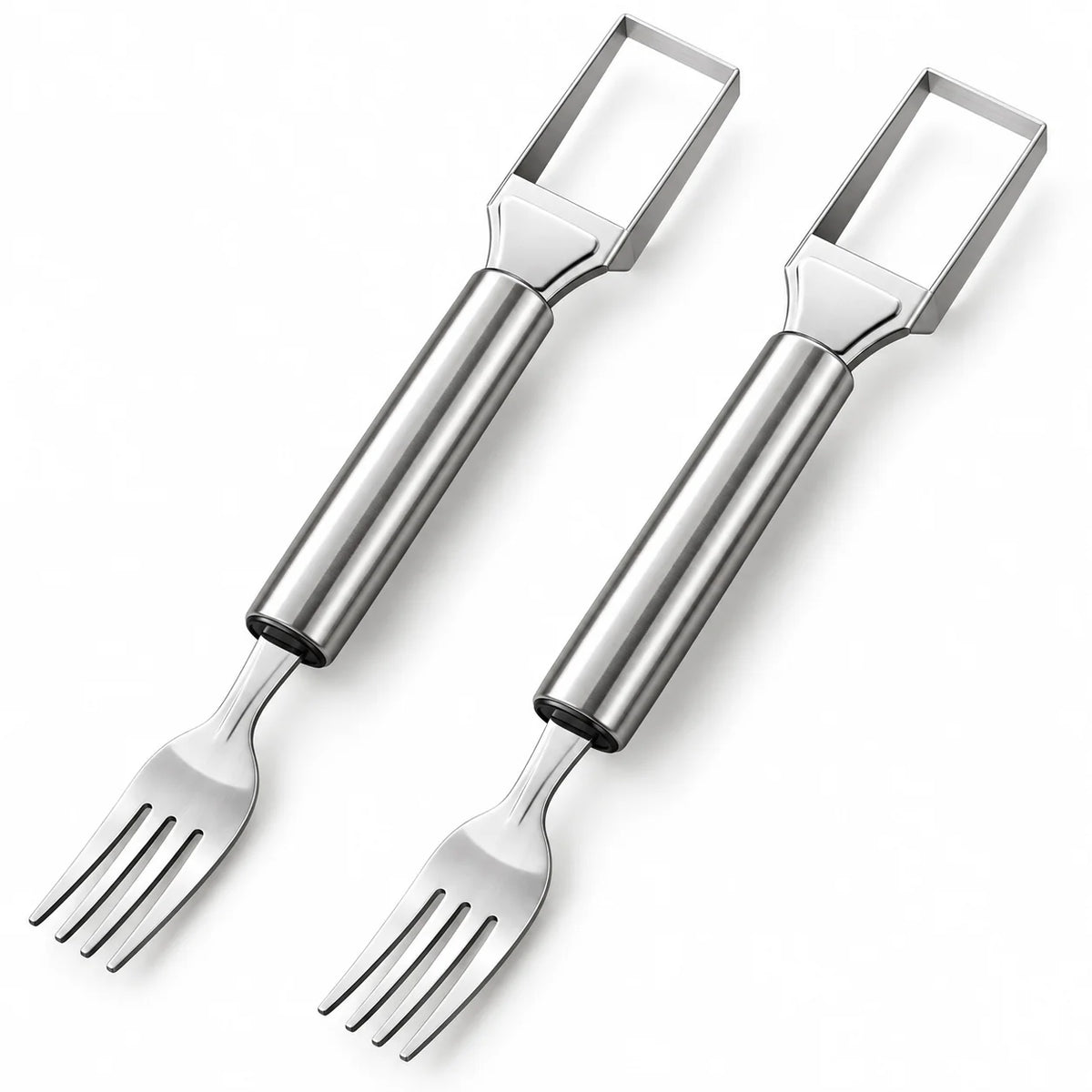 Fruit Cutter | 2-in-1 Slicer & Serving Fork | Stainless Steel