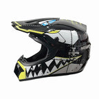 Full-Face Motocross Helmet | Multi-Density EPS & Ventilated | Quick-Release Strap