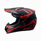 Full-Face Motocross Helmet | Multi-Density EPS & Ventilated | Quick-Release Strap