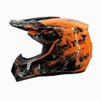 Full-Face Motocross Helmet | Multi-Density EPS & Ventilated | Quick-Release Strap
