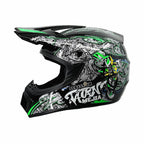 Full-Face Motocross Helmet | Multi-Density EPS & Ventilated | Quick-Release Strap