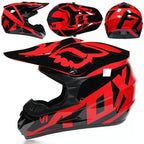 Full-Face Motocross Helmet | Multi-Density EPS & Ventilated | Quick-Release Strap