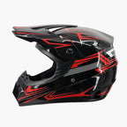Full-Face Motocross Helmet | Multi-Density EPS & Ventilated | Quick-Release Strap