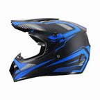 Full-Face Motocross Helmet | Multi-Density EPS & Ventilated | Quick-Release Strap