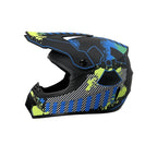 Full-Face Motocross Helmet | Multi-Density EPS & Ventilated | Quick-Release Strap