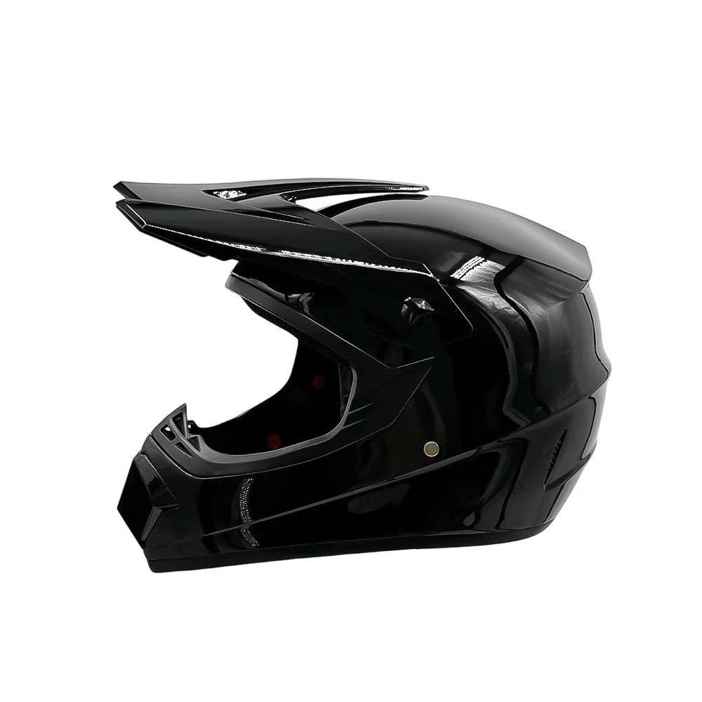 Full-Face Motocross Helmet | Multi-Density EPS & Ventilated | Quick-Release Strap