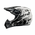 Full-Face Motocross Helmet | Multi-Density EPS & Ventilated | Quick-Release Strap