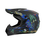 Full-Face Motocross Helmet | Multi-Density EPS & Ventilated | Quick-Release Strap