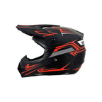 Full-Face Motocross Helmet | Multi-Density EPS & Ventilated | Quick-Release Strap