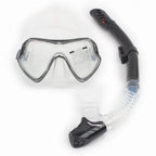 Full-Face Snorkel Mask | Wide-View Tempered Glass & Silicone Skirt