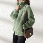 Fur Jacket | Cozy Double-Layer Fur & Stand-Up Collar | Oversized Fit