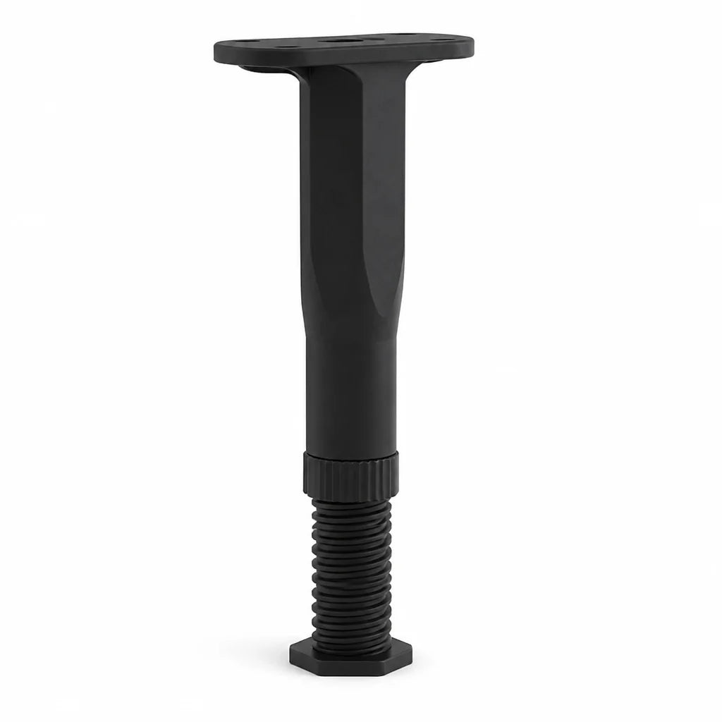 Furniture Foot | Height-Adjustable & Noise-Reducing Non-Slip Base | Includes Screw Set
