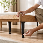 Furniture Foot | Height-Adjustable & Noise-Reducing Non-Slip Base | Includes Screw Set
