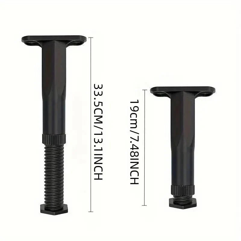 Furniture Foot | Height-Adjustable & Noise-Reducing Non-Slip Base | Includes Screw Set