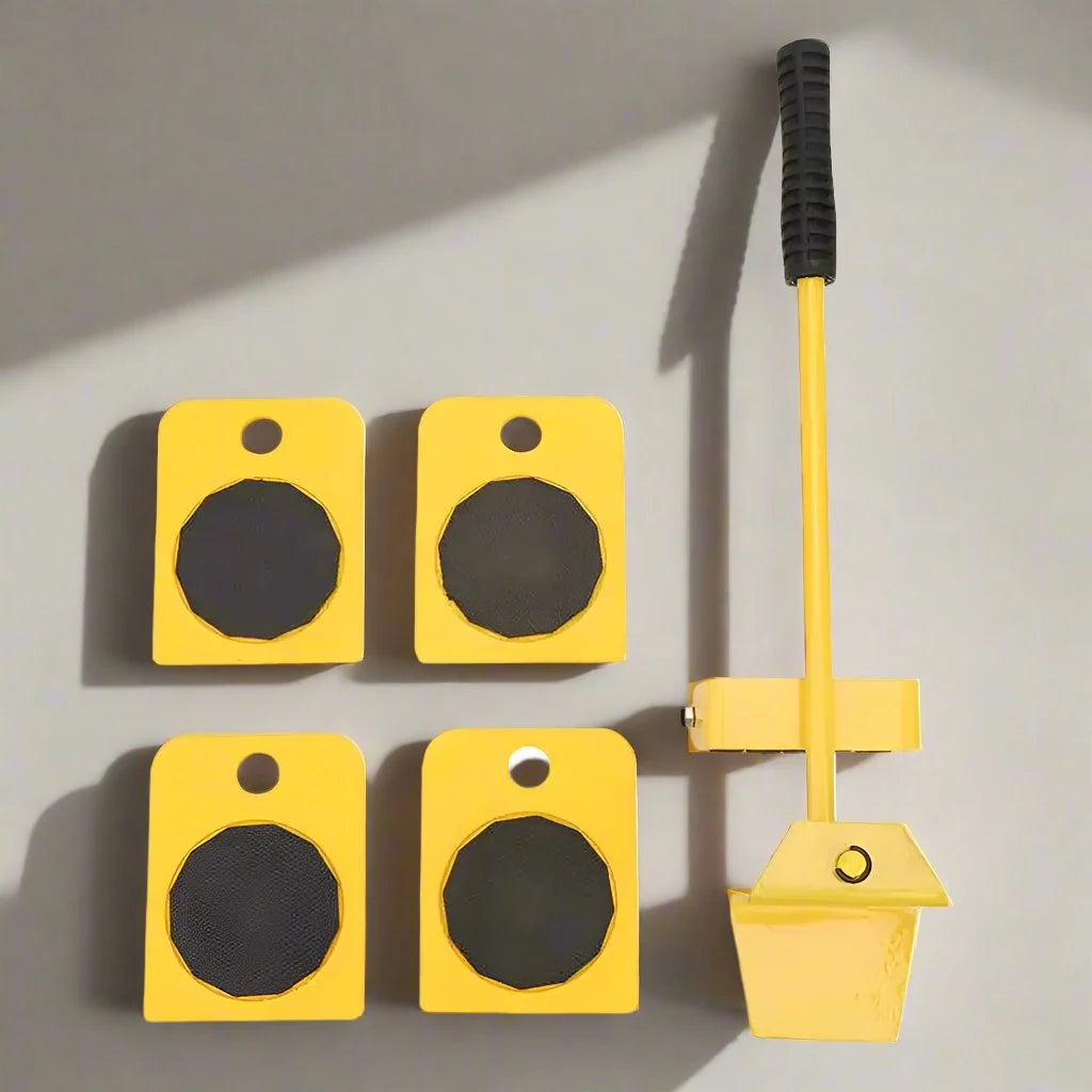Furniture Moving Kit | Lever Lift & Sliding Pads | Up To 330 lb