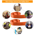 Furniture Moving Straps | Adjustable Lever & Wide Nylon Webbing | 2.7 m