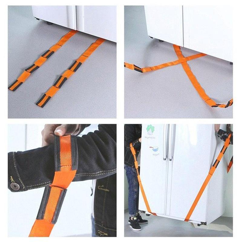 Furniture Moving Straps | Adjustable Lever & Wide Nylon Webbing | 2.7 m