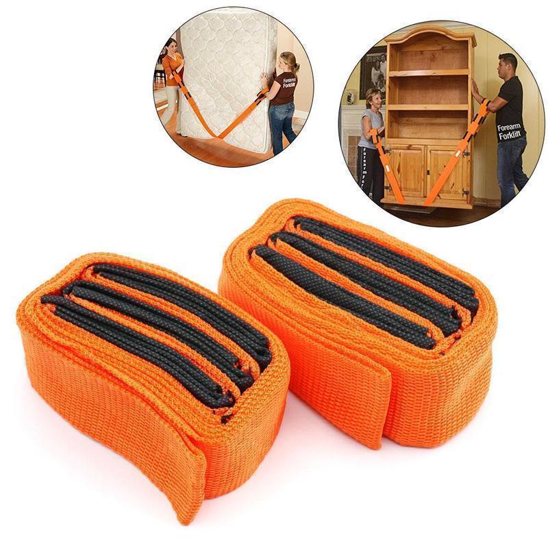 Furniture Moving Straps | Adjustable Lever & Wide Nylon Webbing | 2.7 m