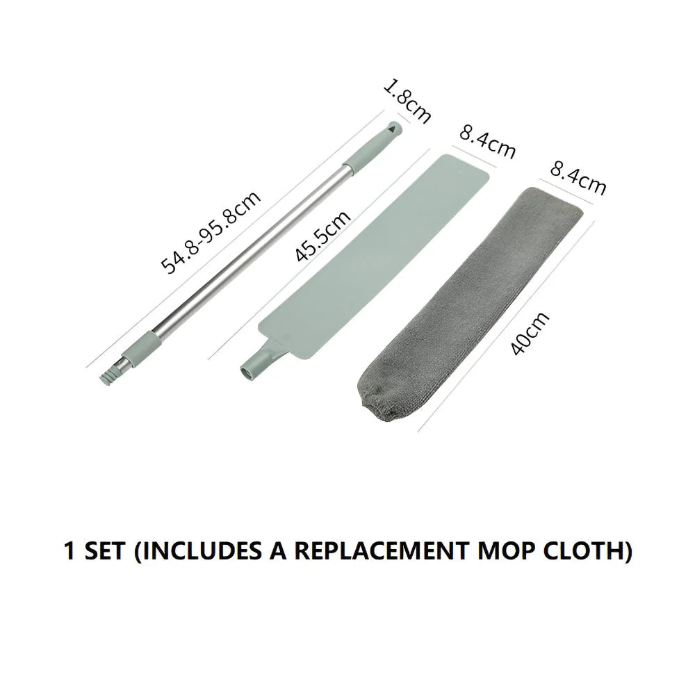 Gap Cleaning Mop | Slim Flat Head & Flexible Neck
