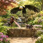 Garden Bird Decoration | Flapping Wings & Ground Stake