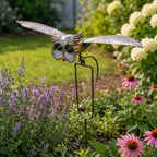 Garden Bird Decoration | Flapping Wings & Ground Stake