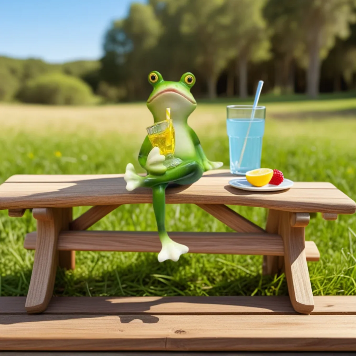 Garden Figurine | Hand-Painted & Weather-Resistant Resin