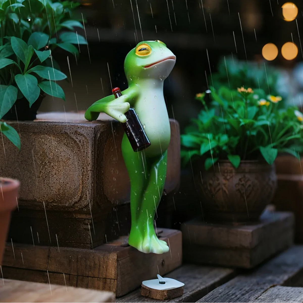 Garden Figurine | Hand-Painted & Weather-Resistant Resin