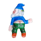 Garden Gnome Figurine | Humorous Reclining Design & Weather-Resistant | 15 cm