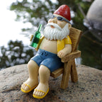 Garden Gnome Figurine | Resin & Weather-Resistant | 12.5 cm