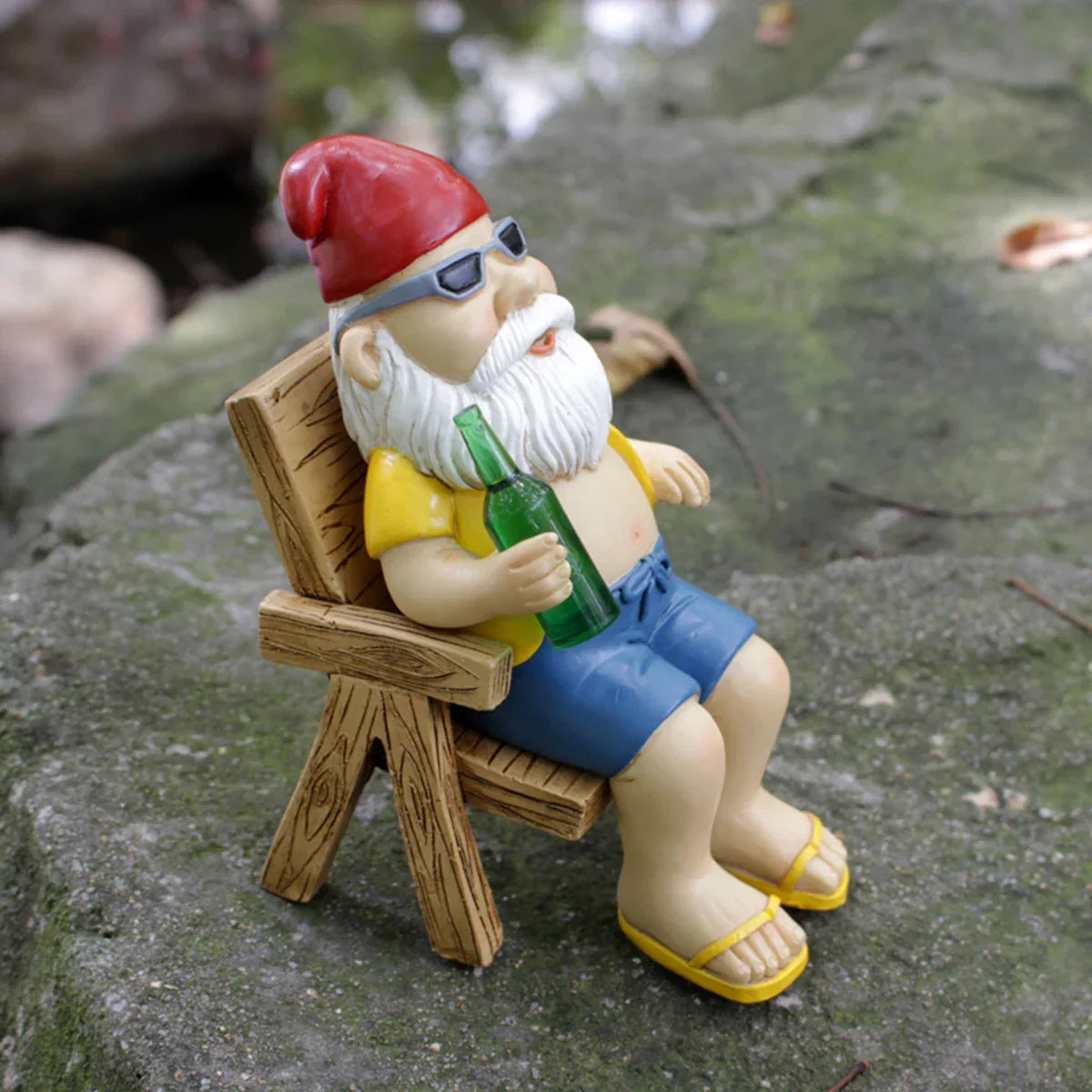 Garden Gnome Figurine | Resin & Weather-Resistant | 12.5 cm