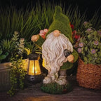 Garden Gnomes | Solar-Powered Warm LED Glow & Weatherproof | Set of 6