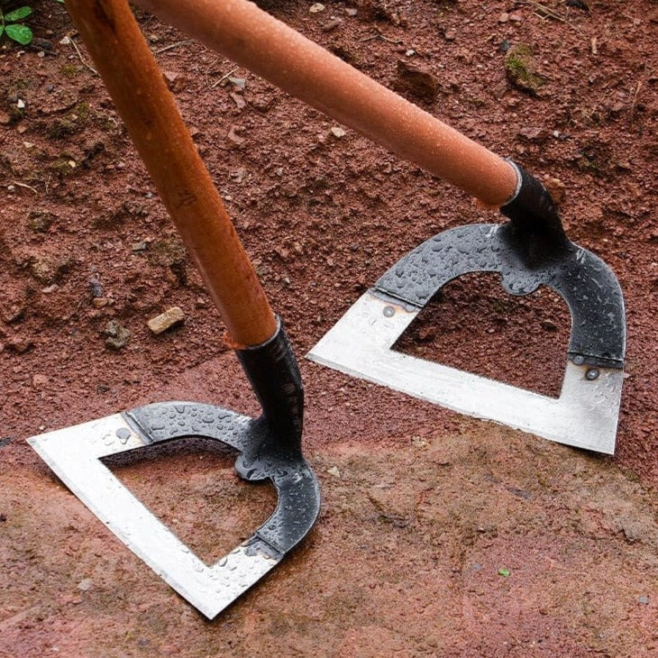 Garden Hoe | Hand-Forged Manganese Steel Blade | Dual-Action