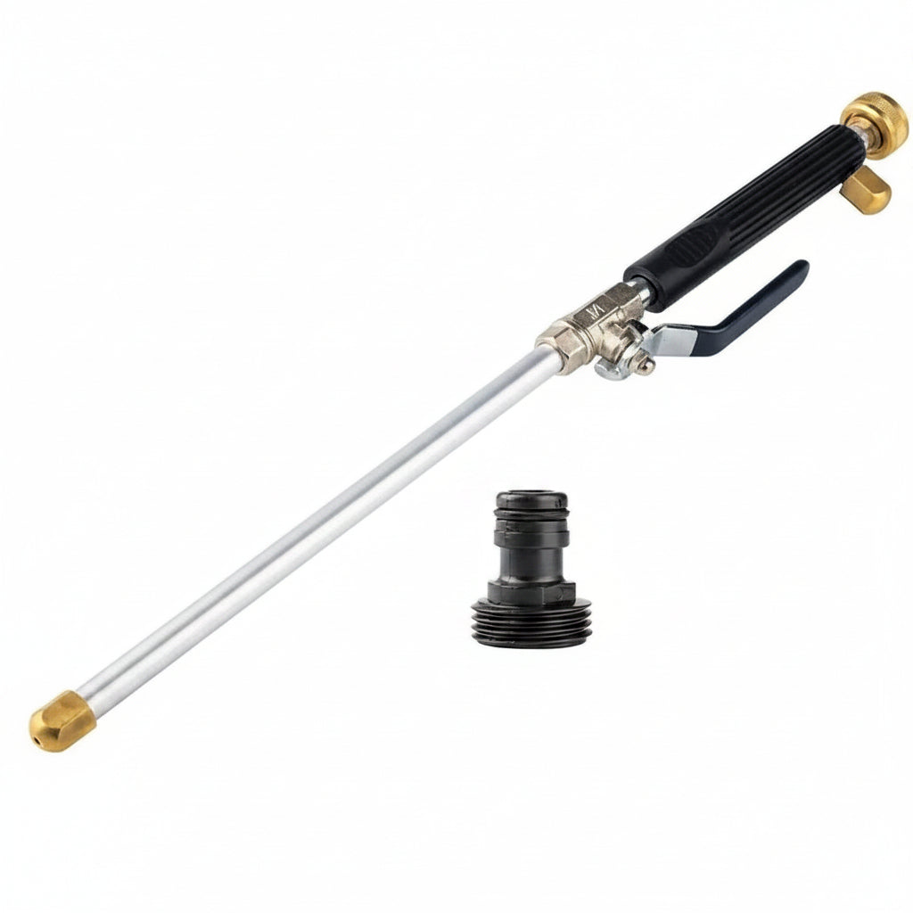 Hose Cleaning Attachment | Adjustable Multi-Spray Nozzle | Ergonomic Handle