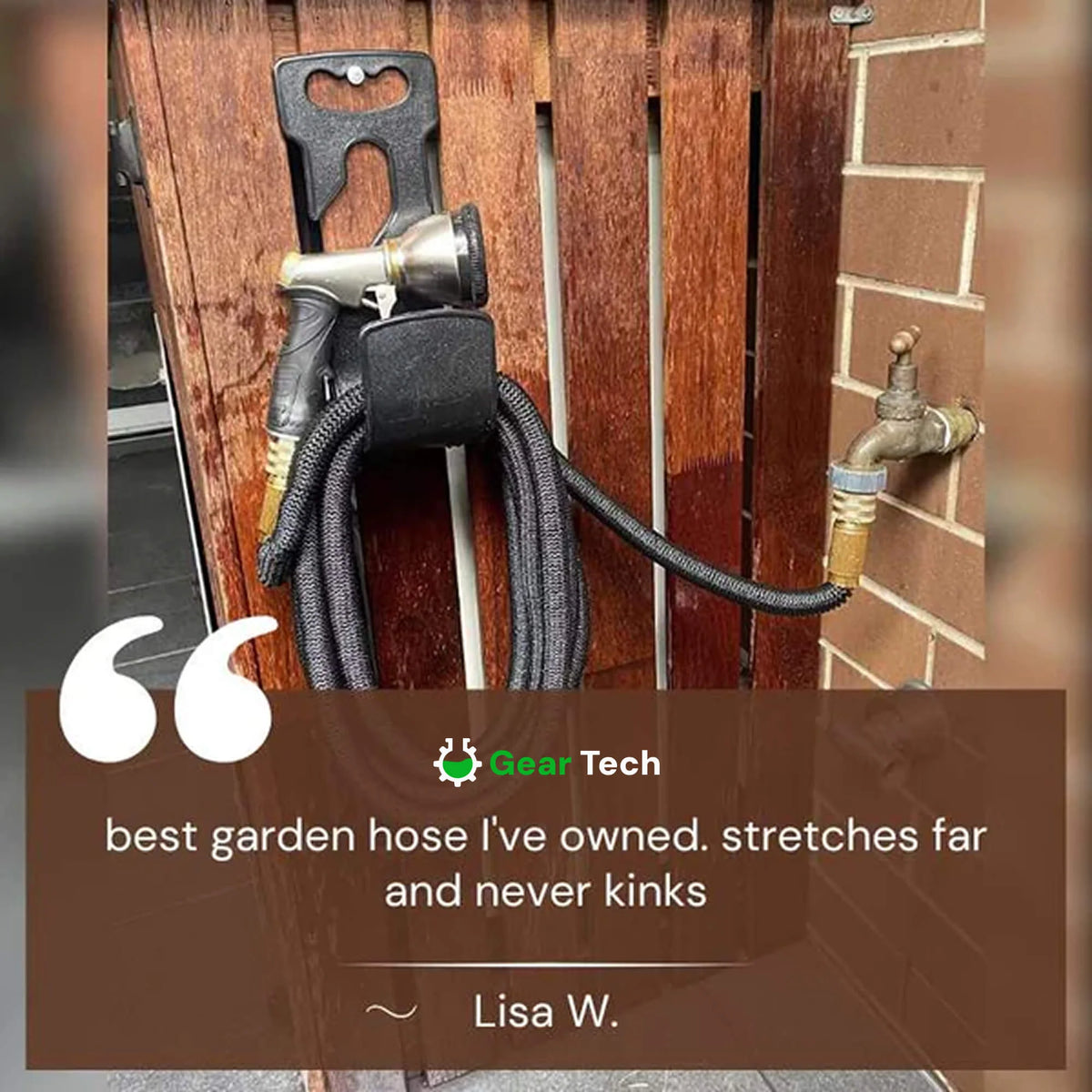 Garden Hose | Expands 3x, Anti-Kink & Leak-Proof | Lengths 22–90 m