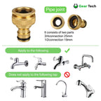 Garden Hose | Expands 3x, Anti-Kink & Leak-Proof | Lengths 22–90 m