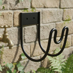 Garden Hose Holder | Wall-Mounted Metal Frame | Kink-Free Storage
