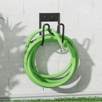 Garden Hose Holder | Wall-Mounted Metal Frame | Kink-Free Storage