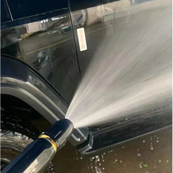 Garden Hose Nozzle | High-Pressure Adjustable Spray & Brass Quick-Connect