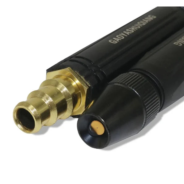 Garden Hose Nozzle | High-Pressure Adjustable Spray & Brass Quick-Connect