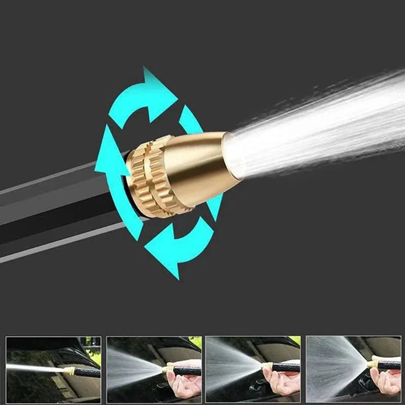Hose Spray Nozzle | High-Pressure Aluminum Head | Quick-Connect