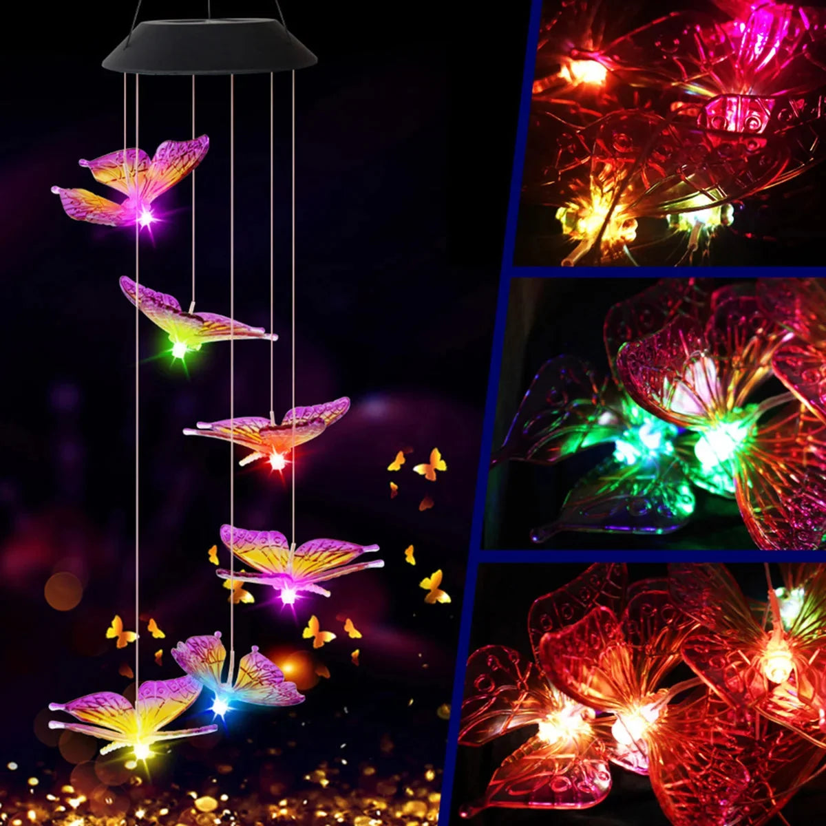 Garden Light | Butterfly Design & Solar LED | Weather-Resistant