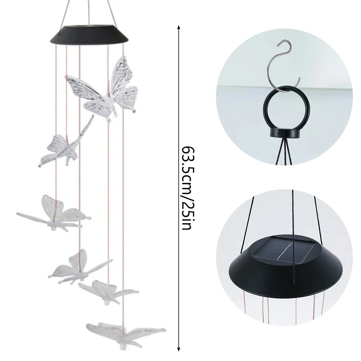 Garden Light | Butterfly Design & Solar LED | Weather-Resistant