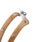 Garden Pruning Shears | Slim Stainless Steel Blades & Ergonomic Wooden Handle