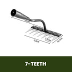 Garden Rake Head | Rust-Resistant Carbon Steel | 5–8 Tine Options