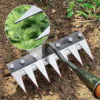 Garden Rake Head | Rust-Resistant Carbon Steel | 5–8 Tine Options