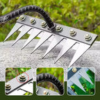 Garden Rake Head | Rust-Resistant Carbon Steel | 5–8 Tine Options