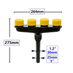 Garden Sprinkler | Wide-Coverage Mist Spray | Universal Hose Fit
